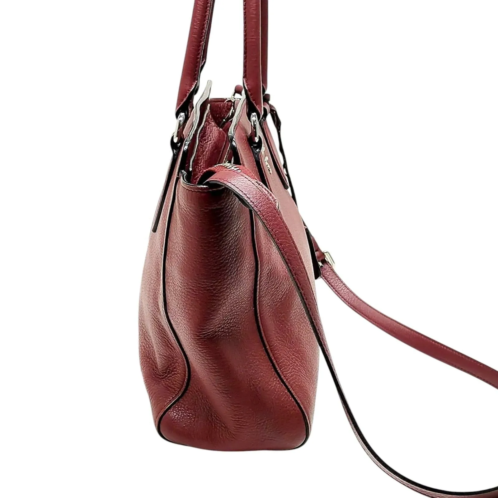 430425AZ (X6) Prada Crossbody Bag Brown Leather