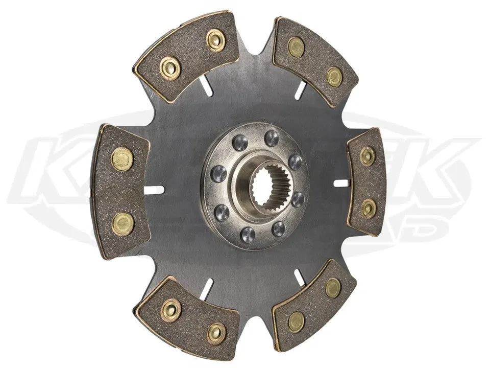 9" 6 Puck Clutch Discs VW 13/16x24 Spline