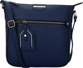 Alpine Women Sling Bag Blue Multi-functional pocket design