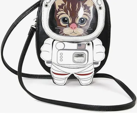 Astronaut Cat Crossbody Bag