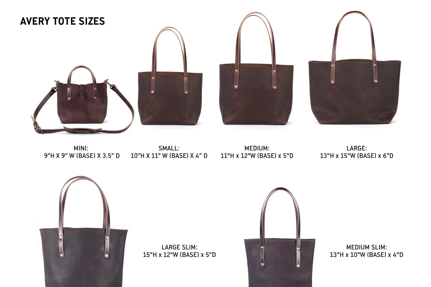 AVERY LEATHER TOTE BAG - MEDIUM - HONEY