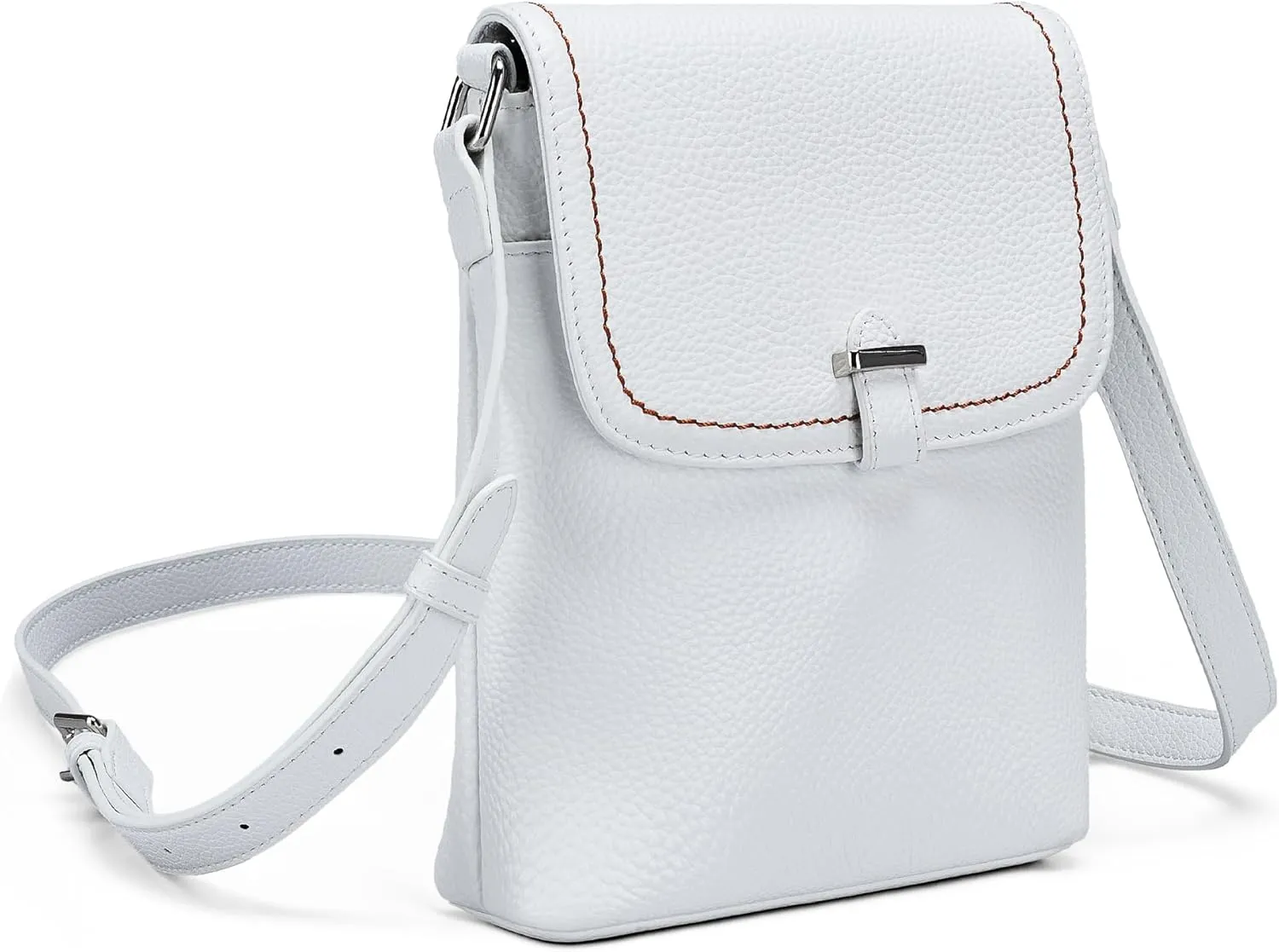 befen Genuine Leather Small Crossbody Bags for Women, Womens Cell Phone Purses Cross body Bag Purse with RFID Card Slots