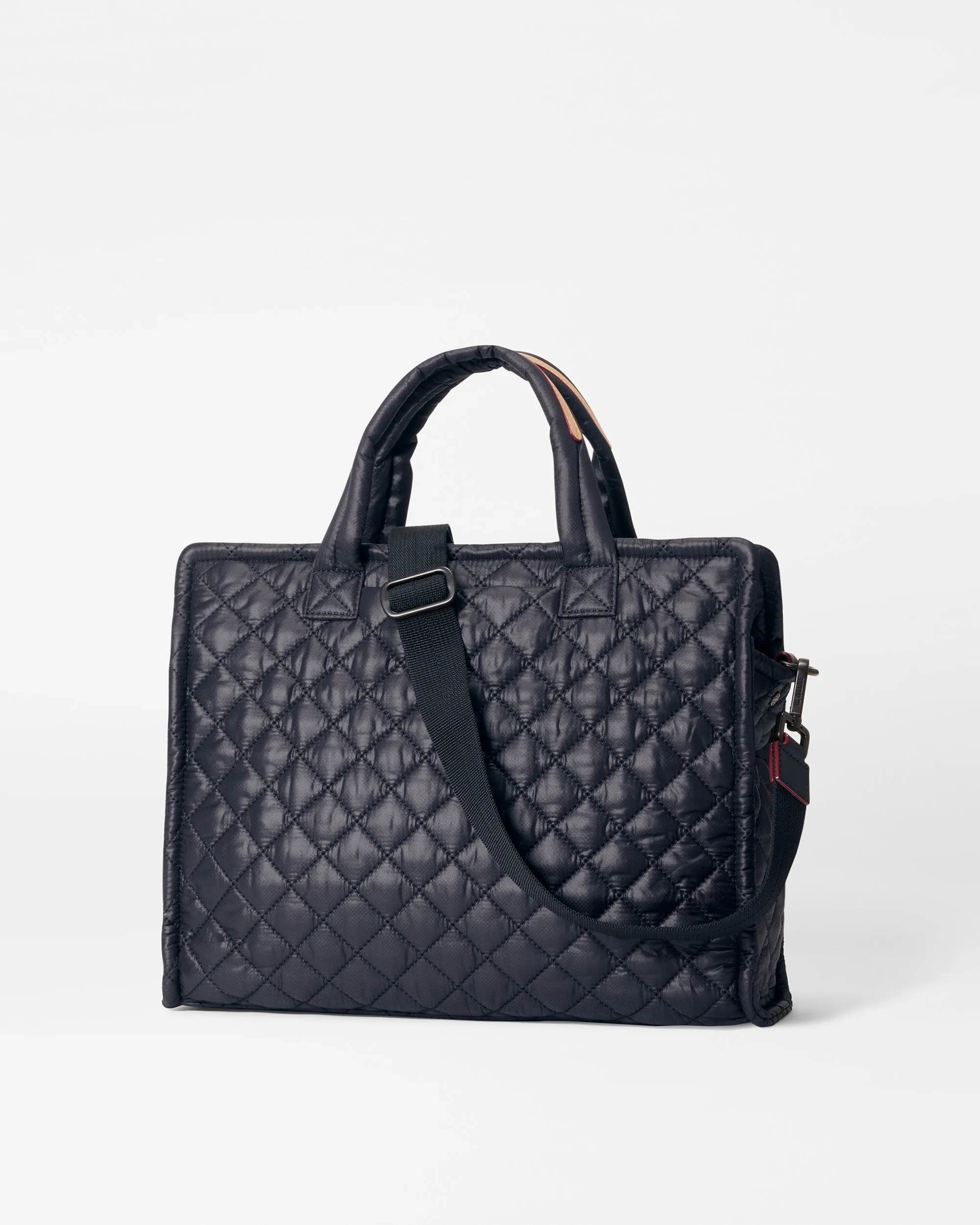 Black Medium Metro Box Tote