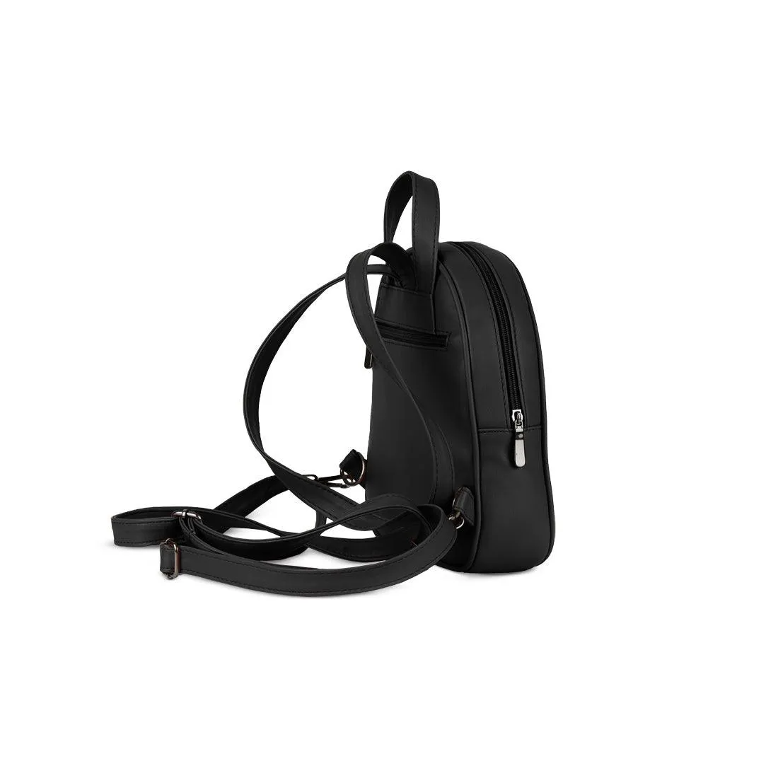 Black O Mini Backpacks Gold garden