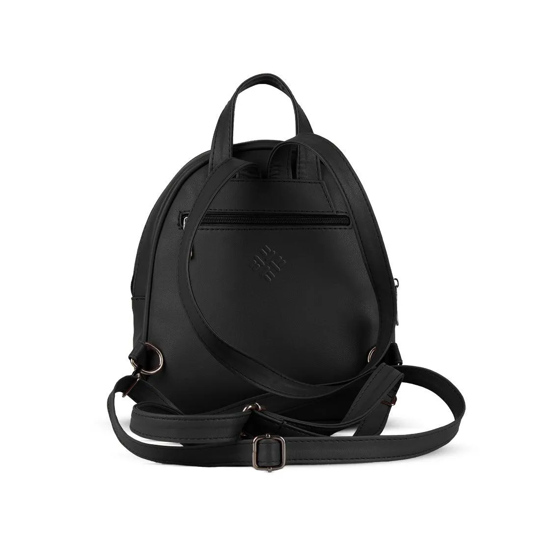 Black O Mini Backpacks Gold garden