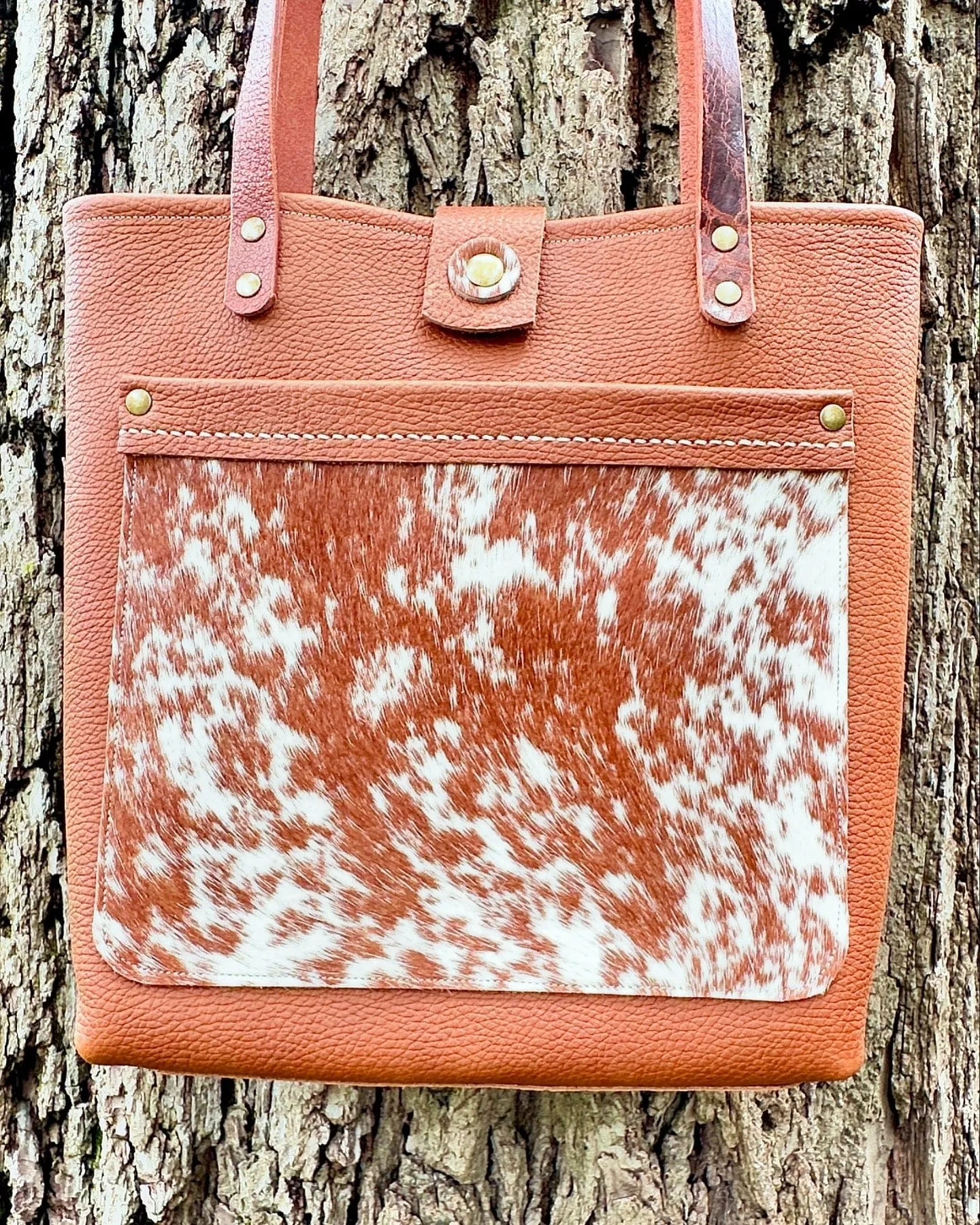 Bridger Tote in Bourbon Brown