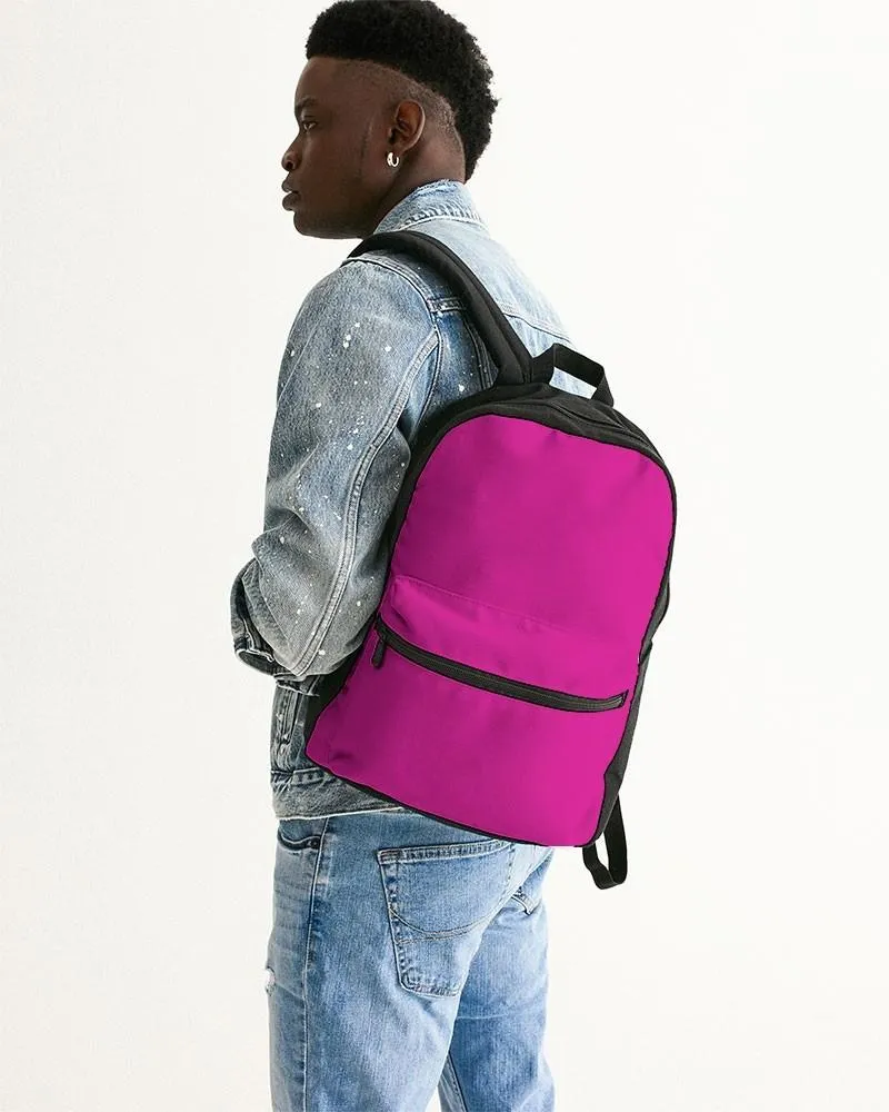 Bright Cool Magenta Canvas Backpack | Bright Pure Cool Magenta | C12M100Y0K0