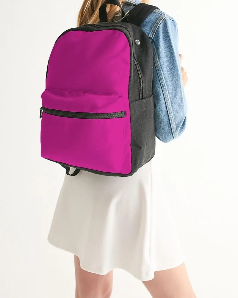 Bright Cool Magenta Canvas Backpack | Bright Pure Cool Magenta | C12M100Y0K0