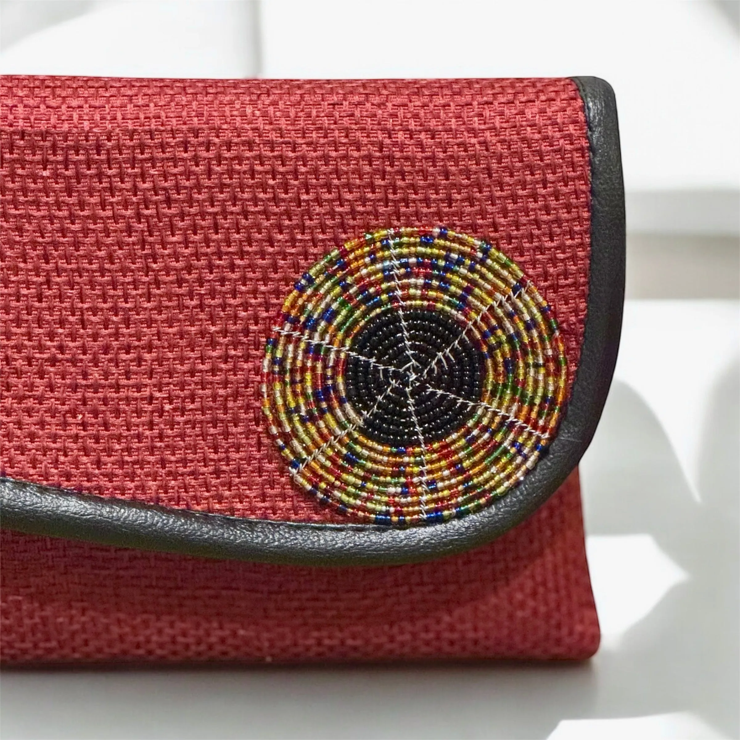 Burgundy Clutch