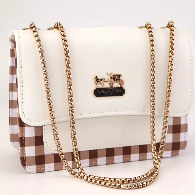 CO Check Bags Crossbody Leather Medium Side Bag #22