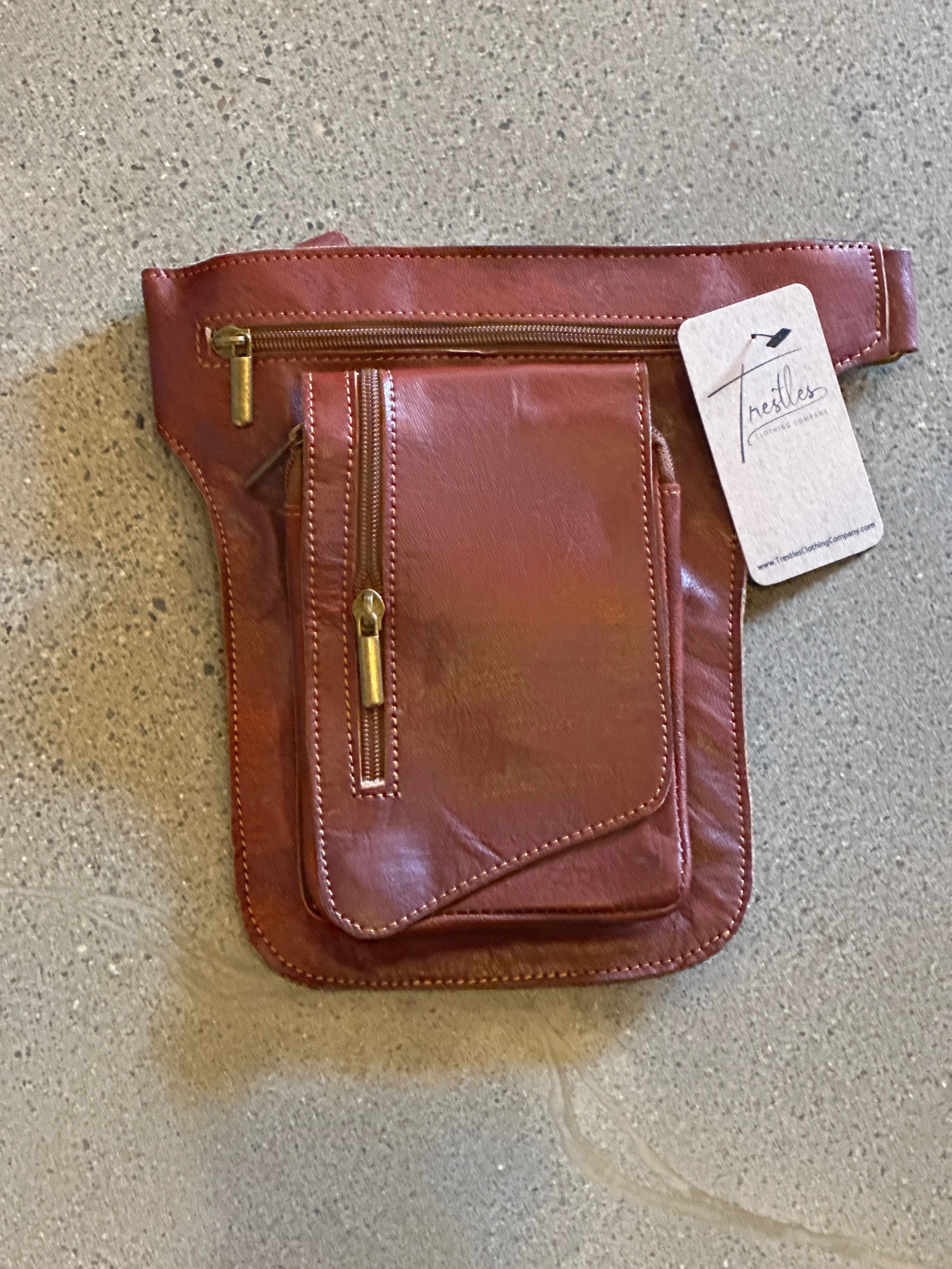 Crossbody Leather Bag-9845