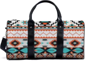 Ethnic Style Aztec Travel Duffel Bag for Woman Weekender Bag Man Tote Gym Bag Sport Gym Bag Hospital Bag for Labor and Delivery Overnight Bag Luggage Bag