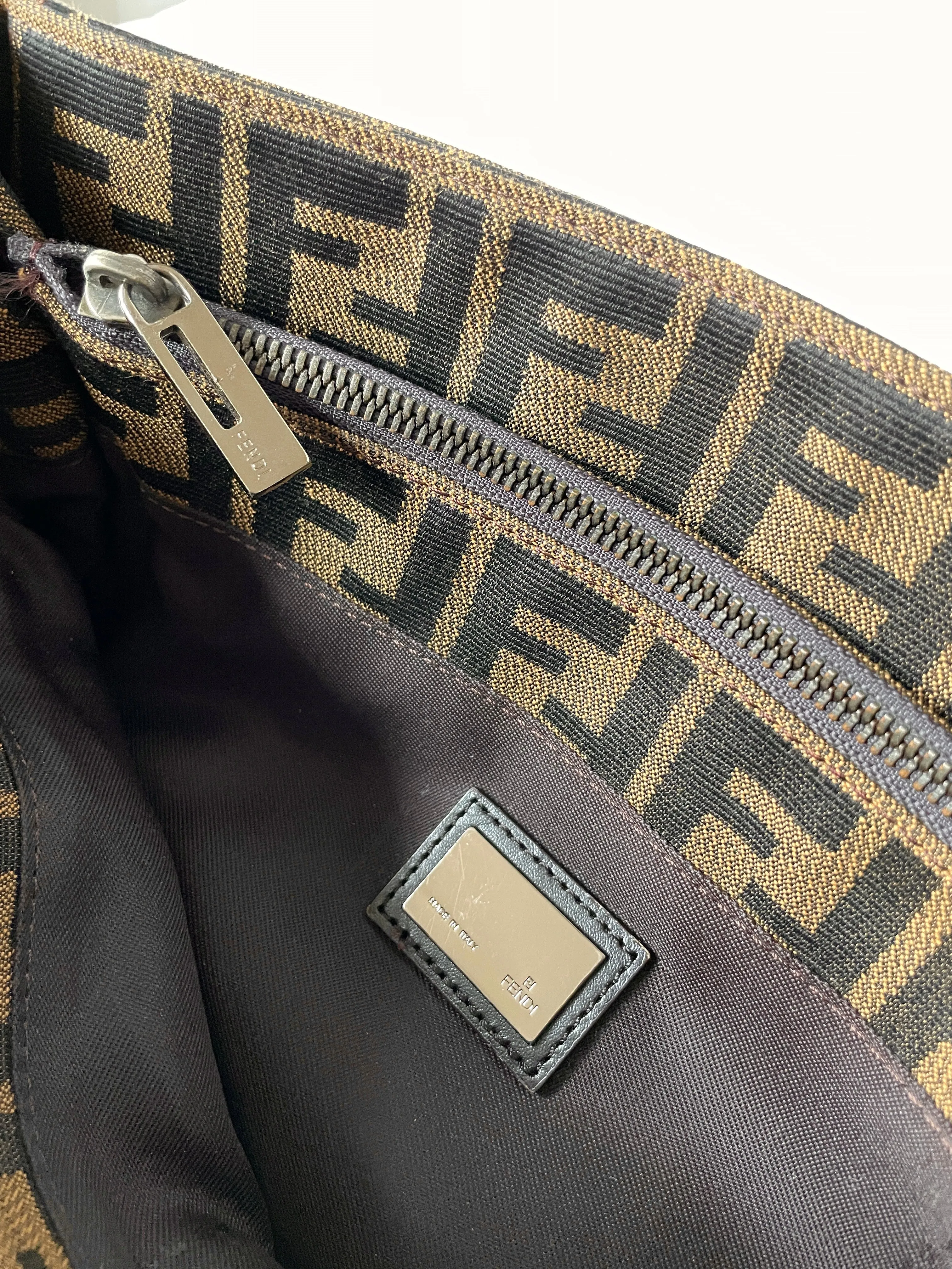 Fendi Zucca Structured Tote