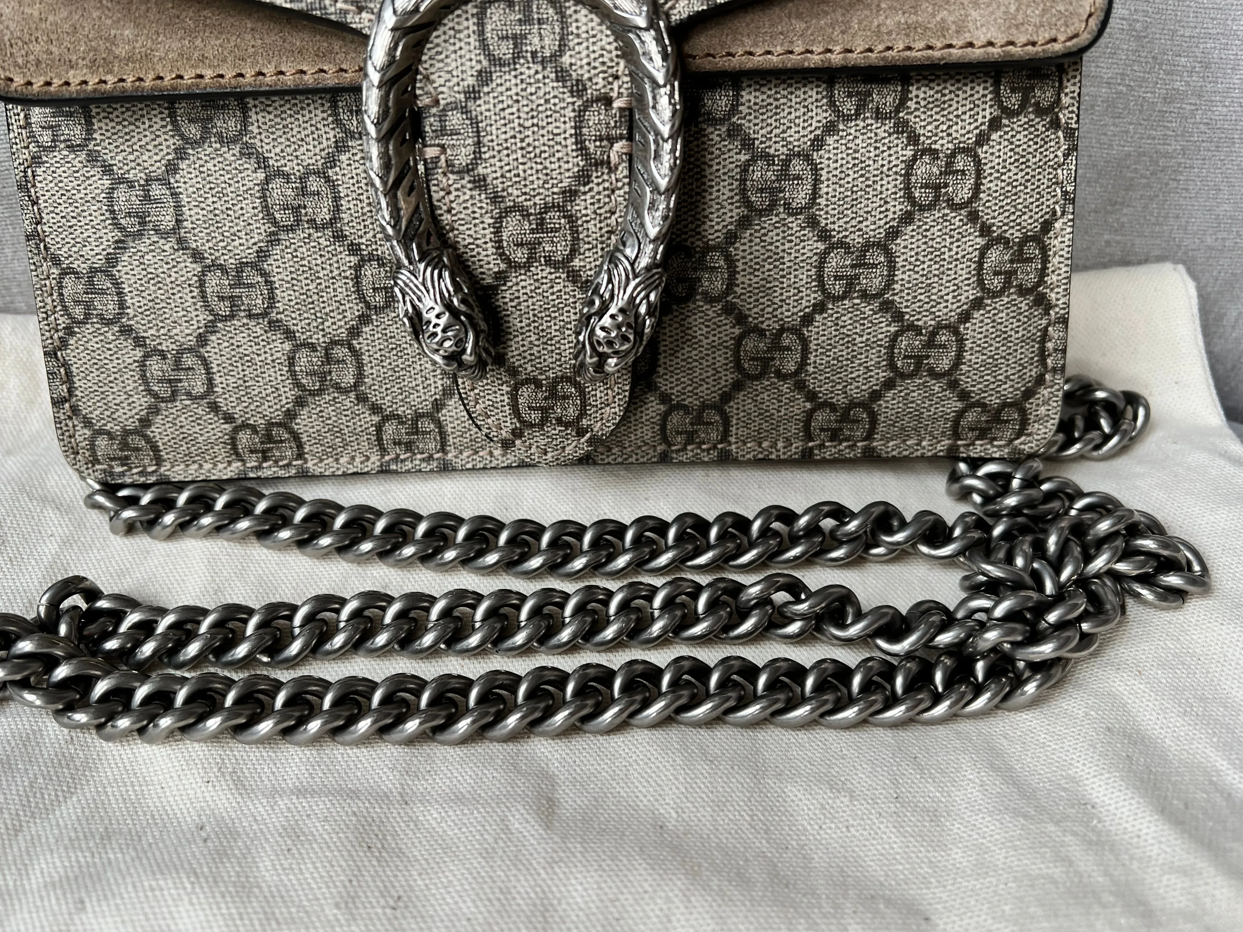 Gucci Dionysus GG Supreme Mini Shoulder Bag (RRP £1,890)