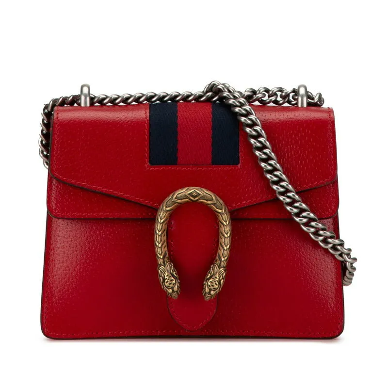 Gucci Dionysus Leather Chain Shoulder Bag