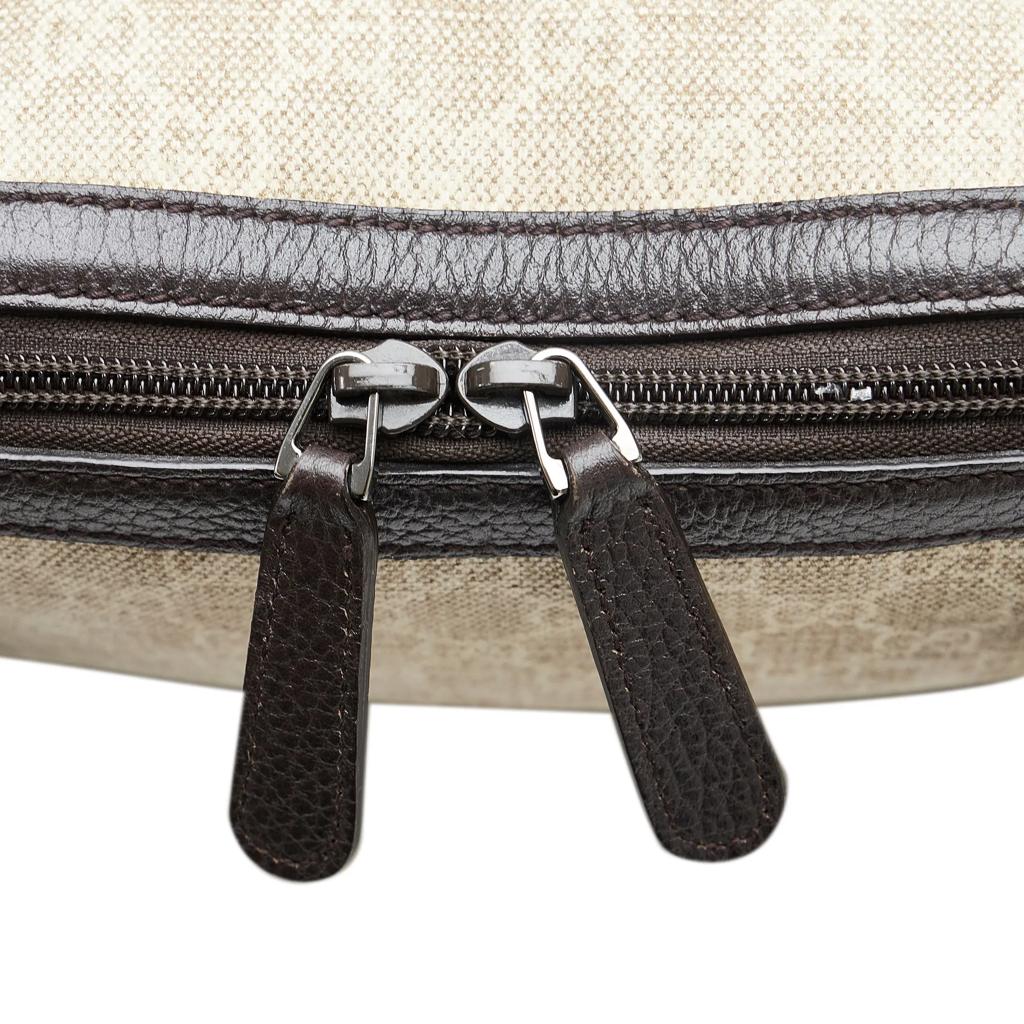 Gucci GG Canvas Charm Dome Satchel