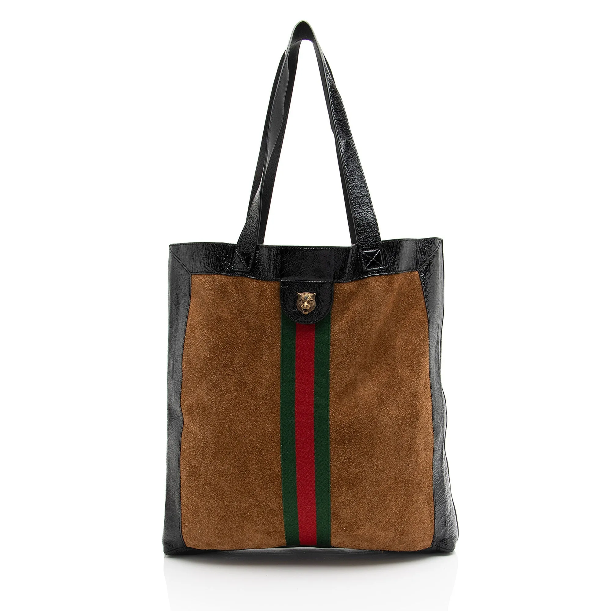 Gucci Suede Ophidia Vertical Large Shopping Tote