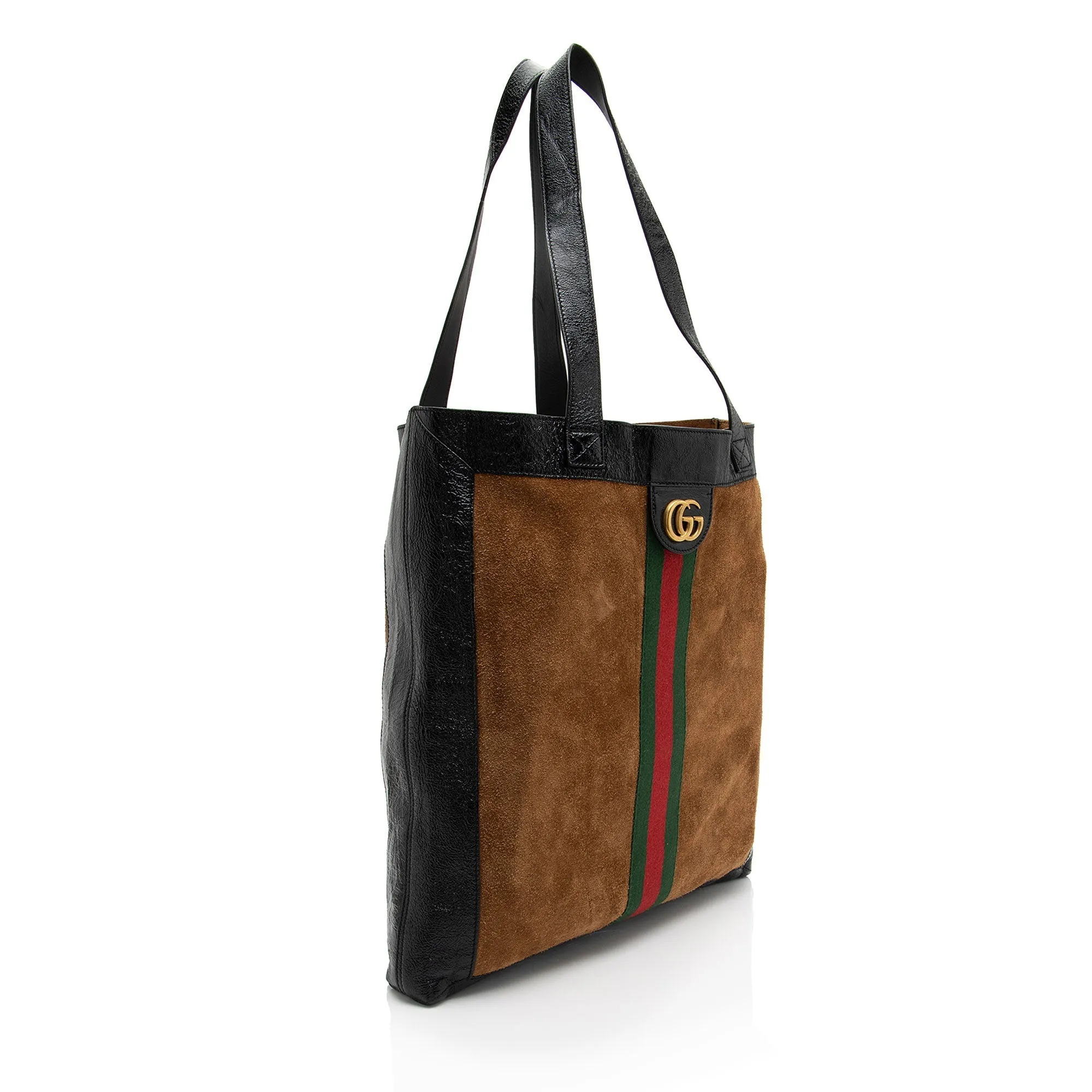 Gucci Suede Ophidia Vertical Large Shopping Tote