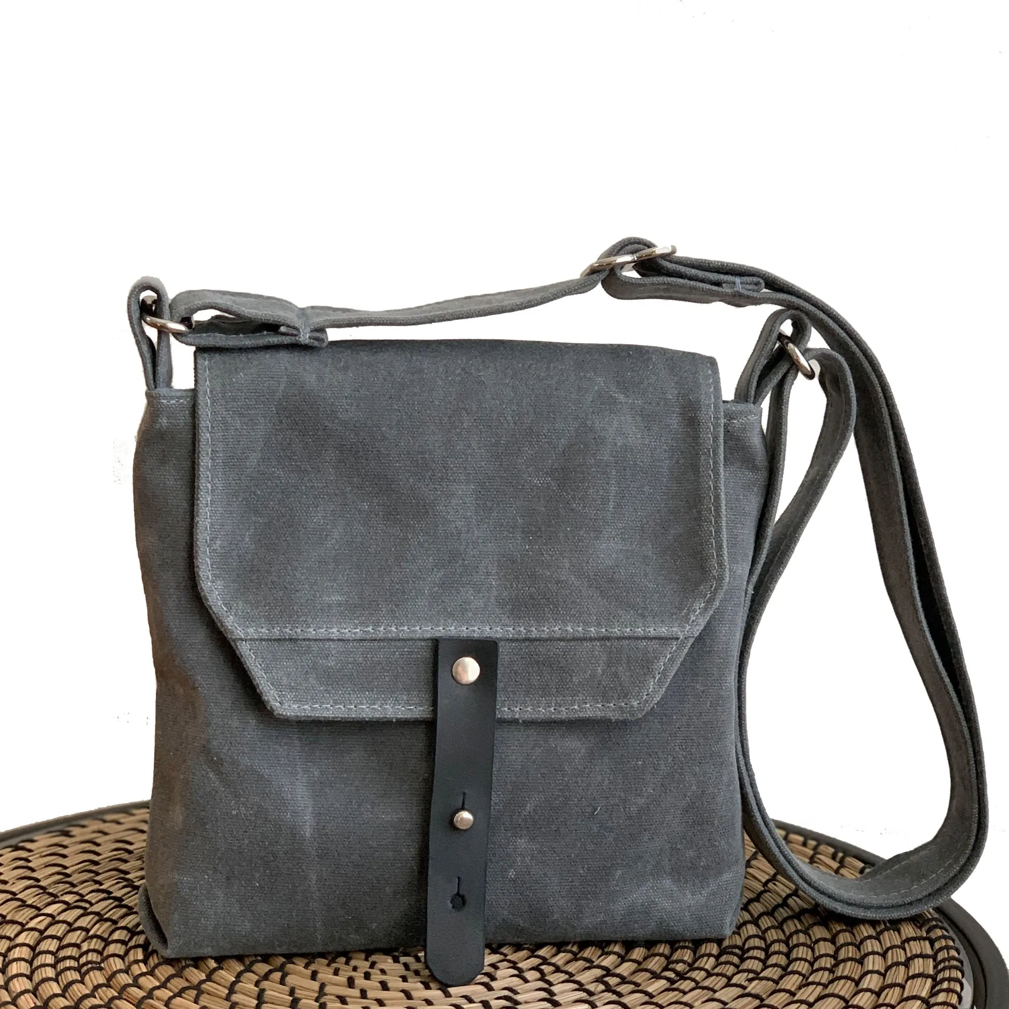 Hobe Satchel Waxed Canvas Bag