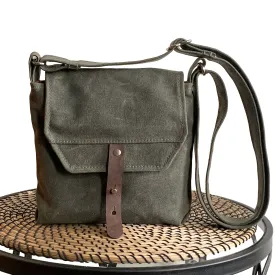 Hobe Satchel Waxed Canvas Bag
