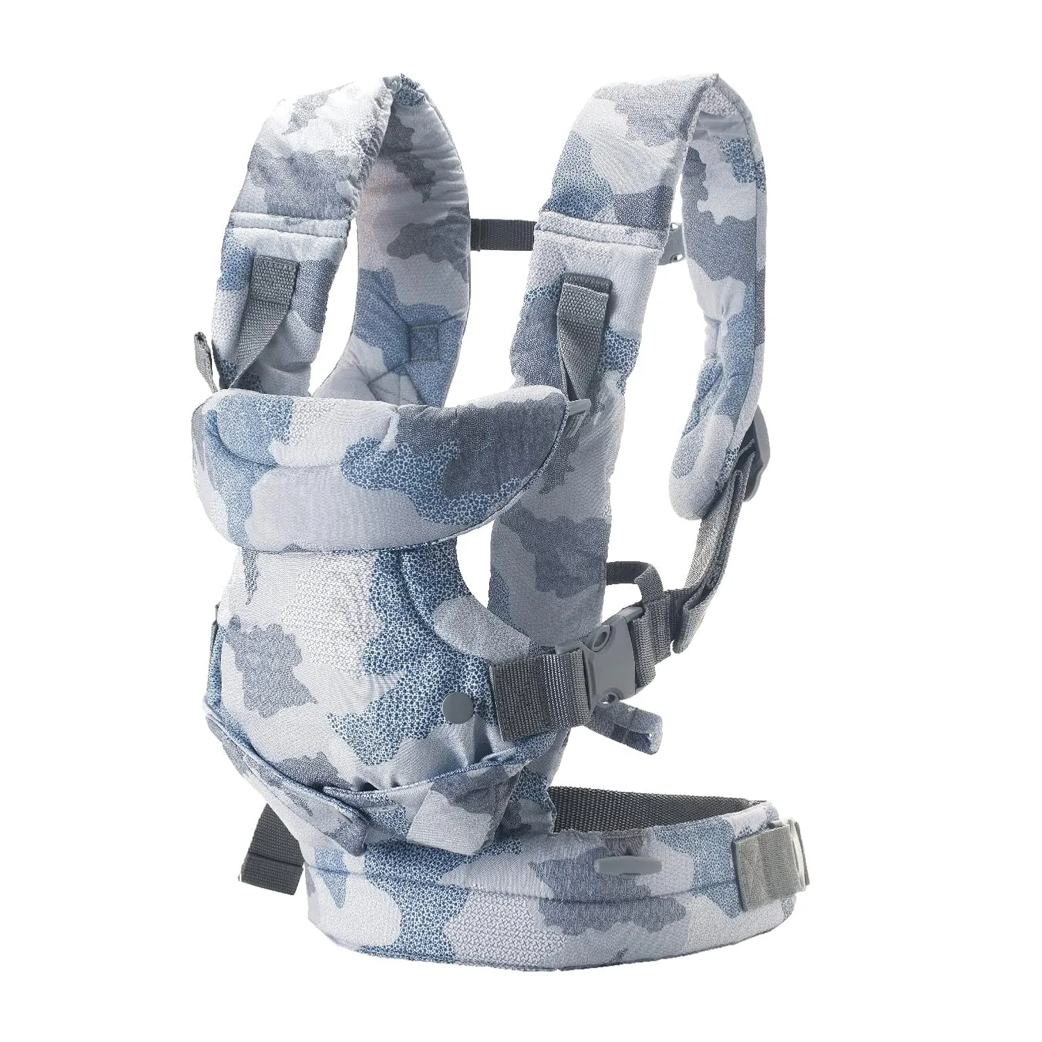 Infantino Flip Advanced 4-in-1 Baby Carrier - Ergonomic, Convertible, Face-in and Face-Out Front and Back Baby Carrier for Newborn to Toddler 8-32 lbs, Camo