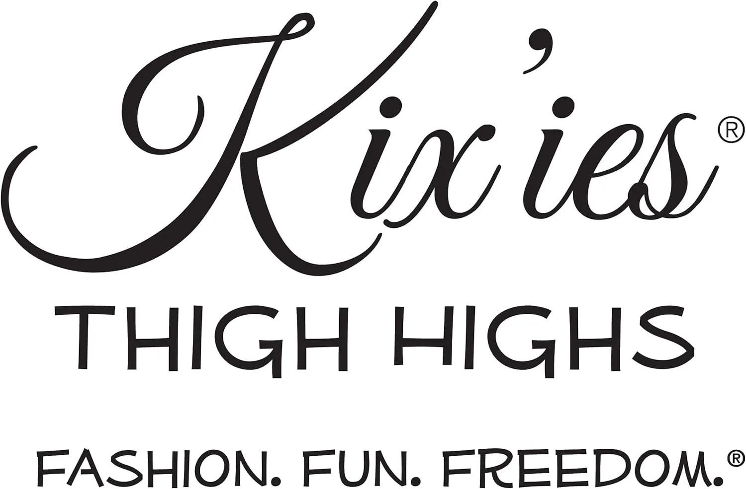 Kix'ies Thigh Highs | Thigh High Womens Stockings with No Slip Grip Stay Ups Thigh Bands | Womens Thigh High Stockings