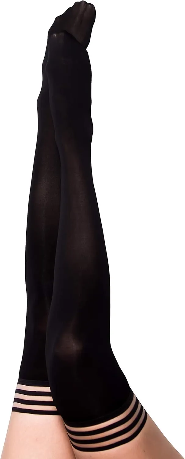 Kix'ies Thigh Highs | Thigh High Womens Stockings with No Slip Grip Stay Ups Thigh Bands | Womens Thigh High Stockings