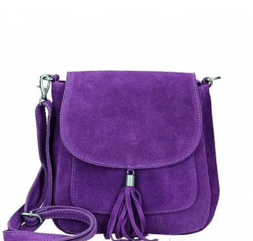 LINDA  Suede/leather Shoulder/Cross Body Bag