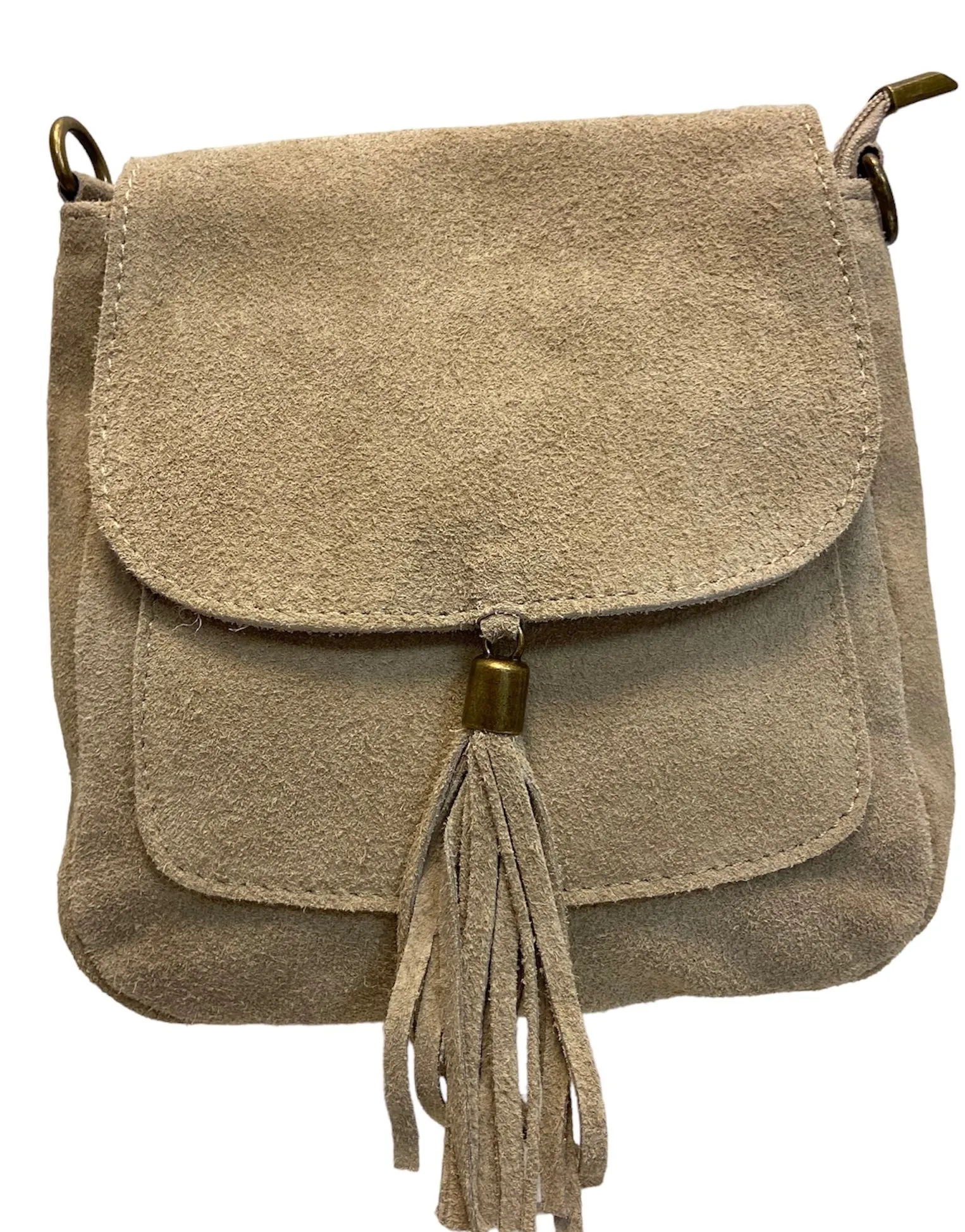 LINDA  Suede/leather Shoulder/Cross Body Bag