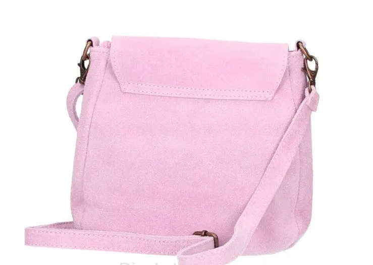 LINDA  Suede/leather Shoulder/Cross Body Bag