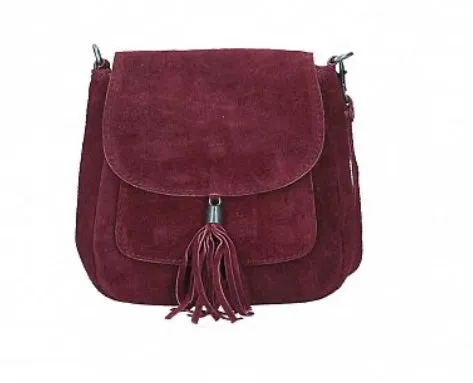 LINDA  Suede/leather Shoulder/Cross Body Bag