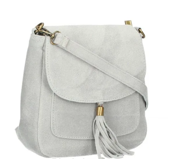 LINDA  Suede/leather Shoulder/Cross Body Bag