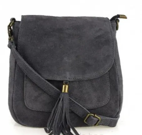 LINDA  Suede/leather Shoulder/Cross Body Bag