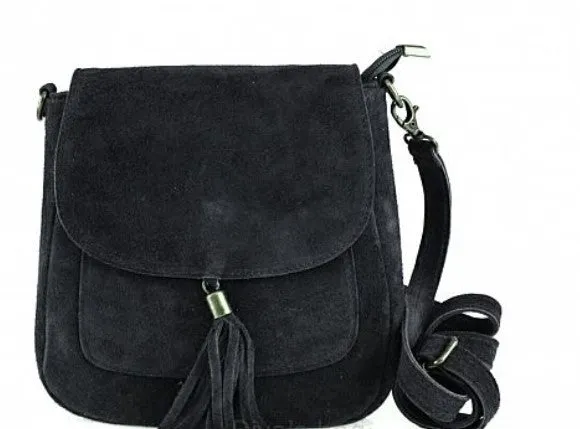 LINDA  Suede/leather Shoulder/Cross Body Bag