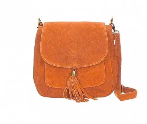 LINDA  Suede/leather Shoulder/Cross Body Bag