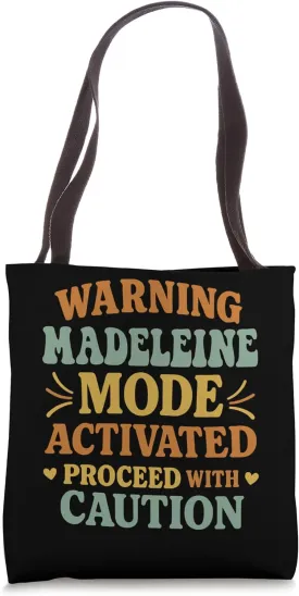 MADELEINE Personalized Women's Gift Custom MADELEINE Tote Bag