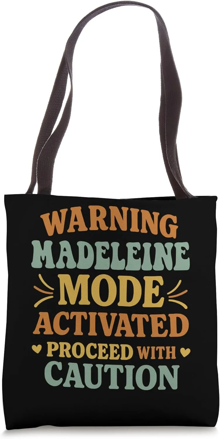 MADELEINE Personalized Women's Gift Custom MADELEINE Tote Bag