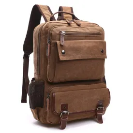 Men Vintage Canvas Backpack