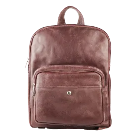 Mini Leather Backpack Brown