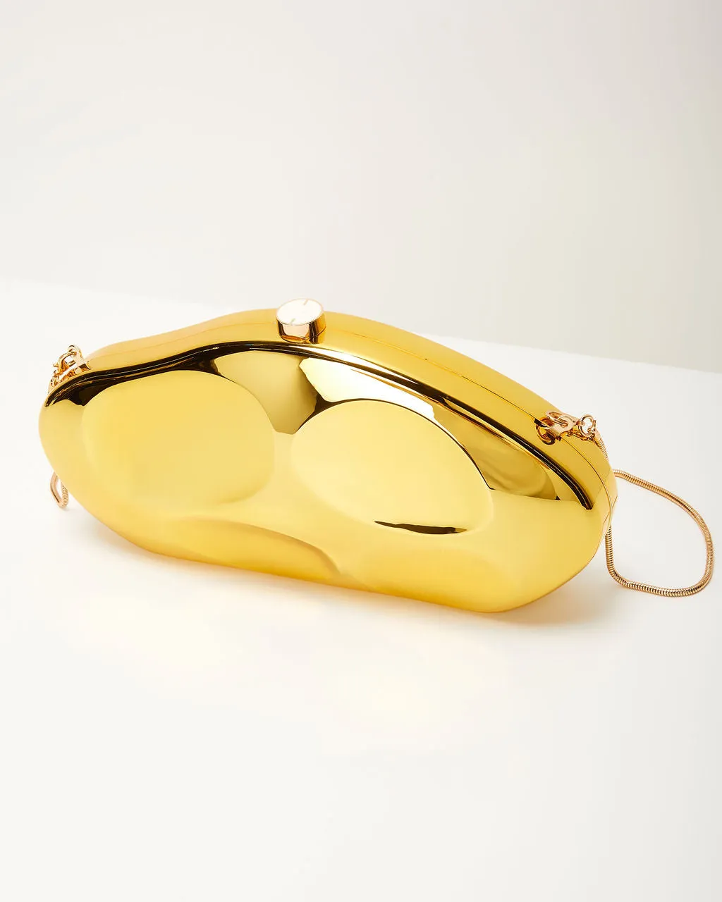 Photo Worthy Metallic Clutch