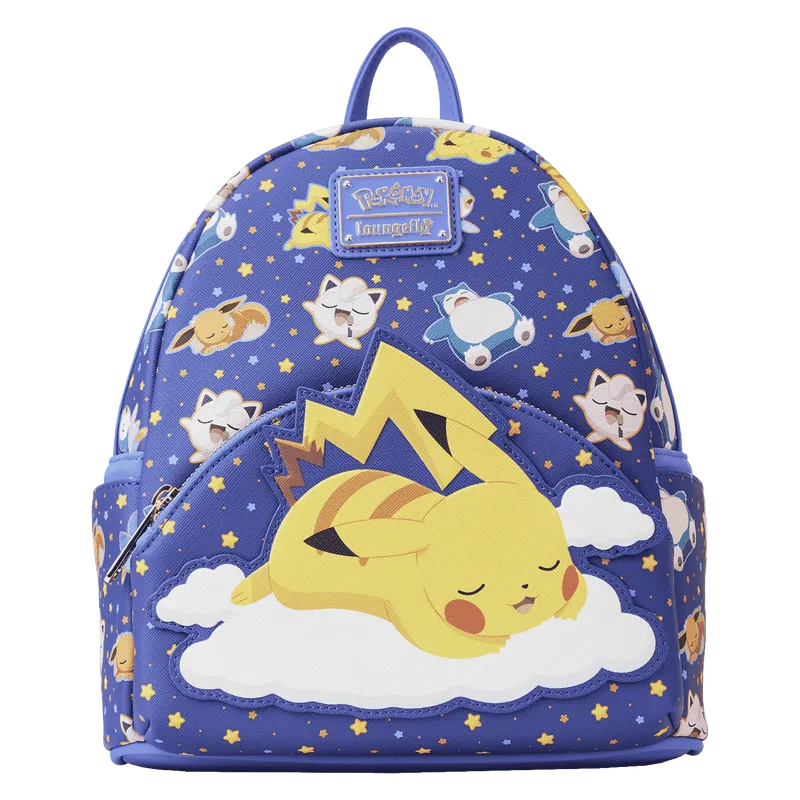 Pokemon Mini Backpack Sleeping Pikachu Loungefly