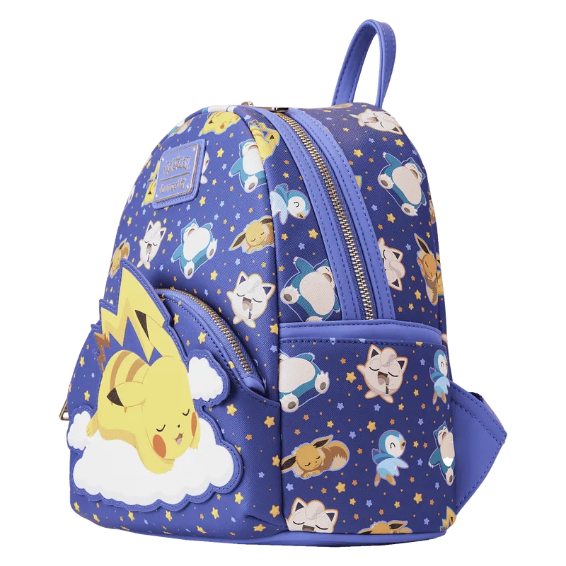 Pokemon Mini Backpack Sleeping Pikachu Loungefly