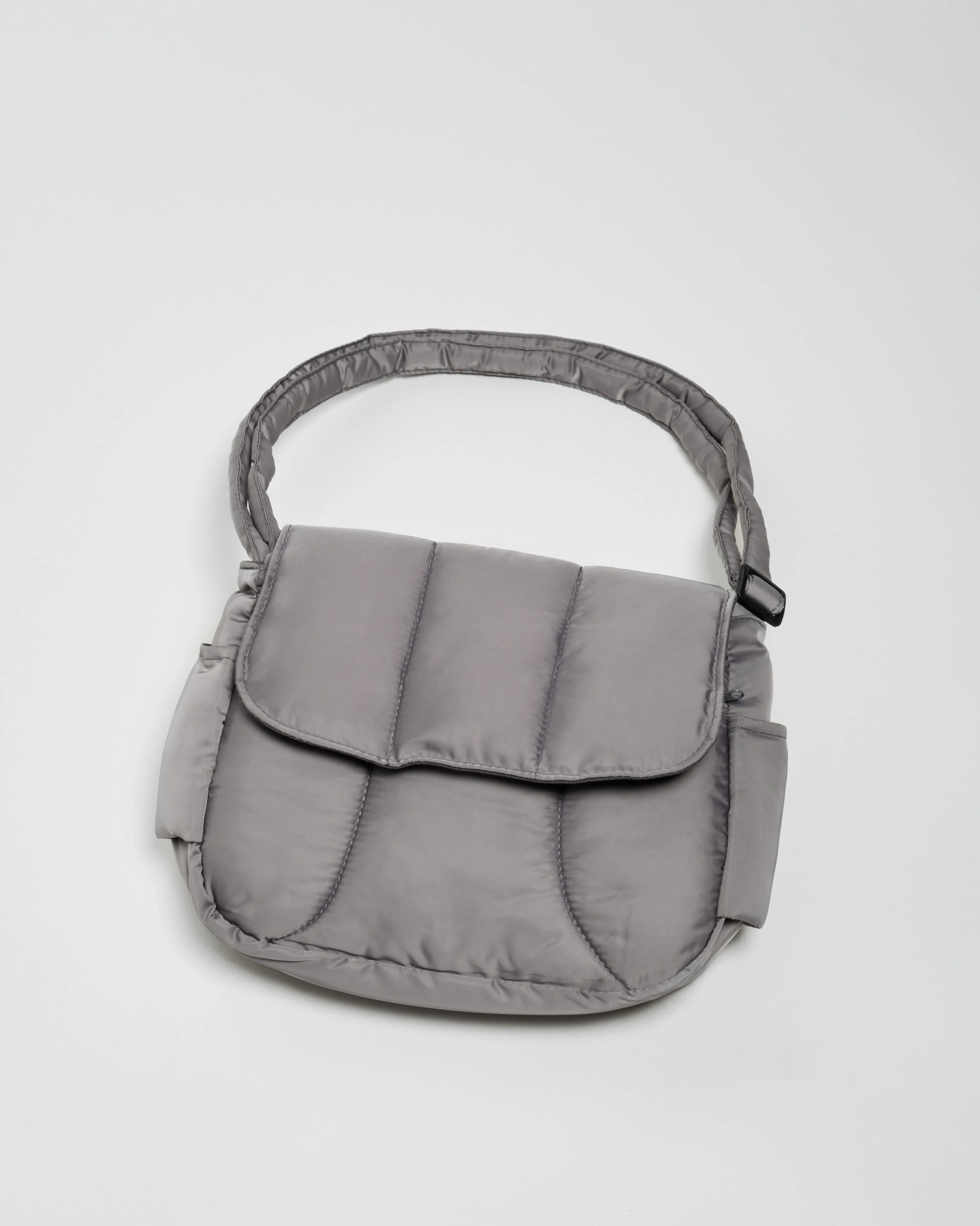 Puffies Grey Multi-Carry Crossbody Bag