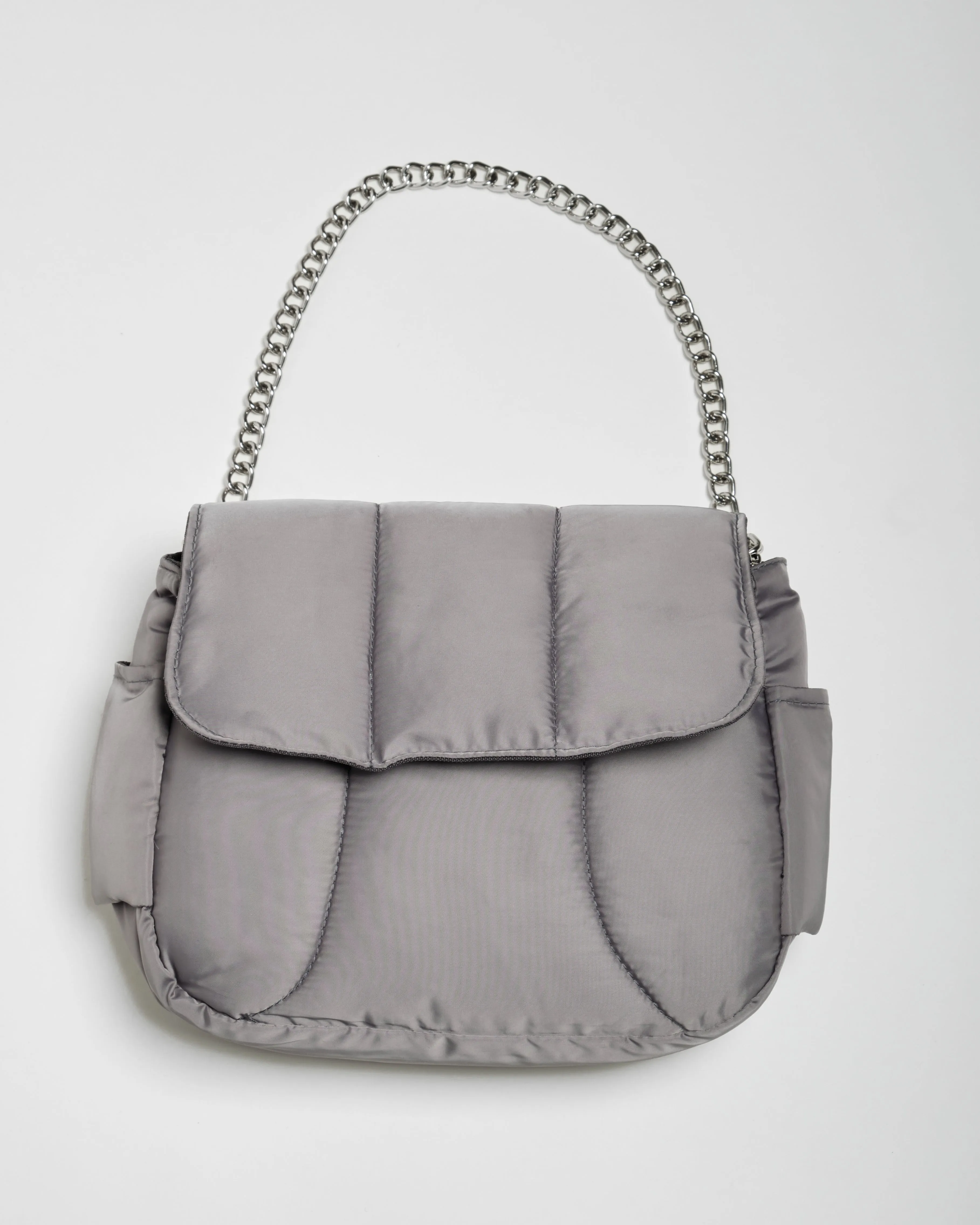 Puffies Grey Multi-Carry Crossbody Bag