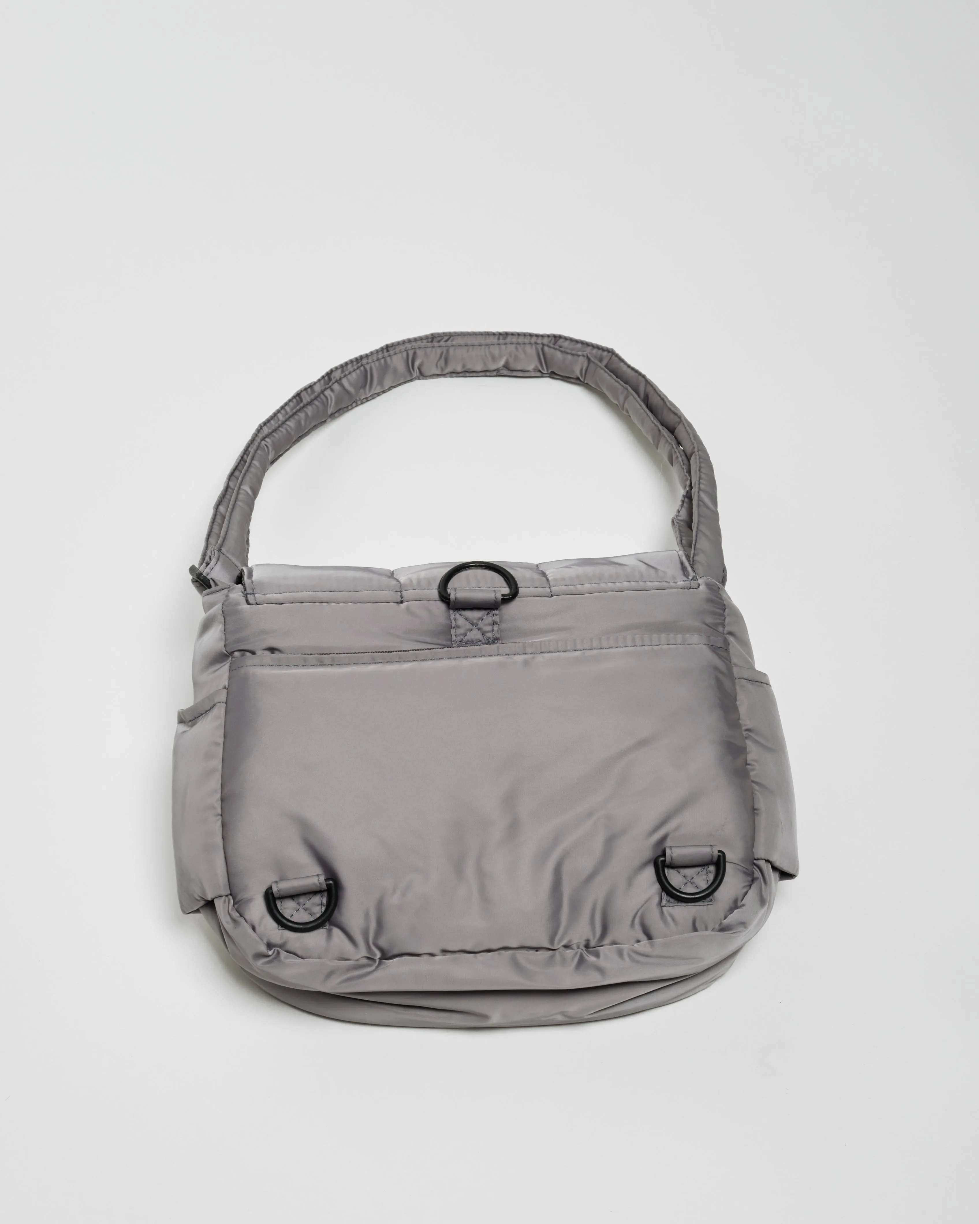 Puffies Grey Multi-Carry Crossbody Bag