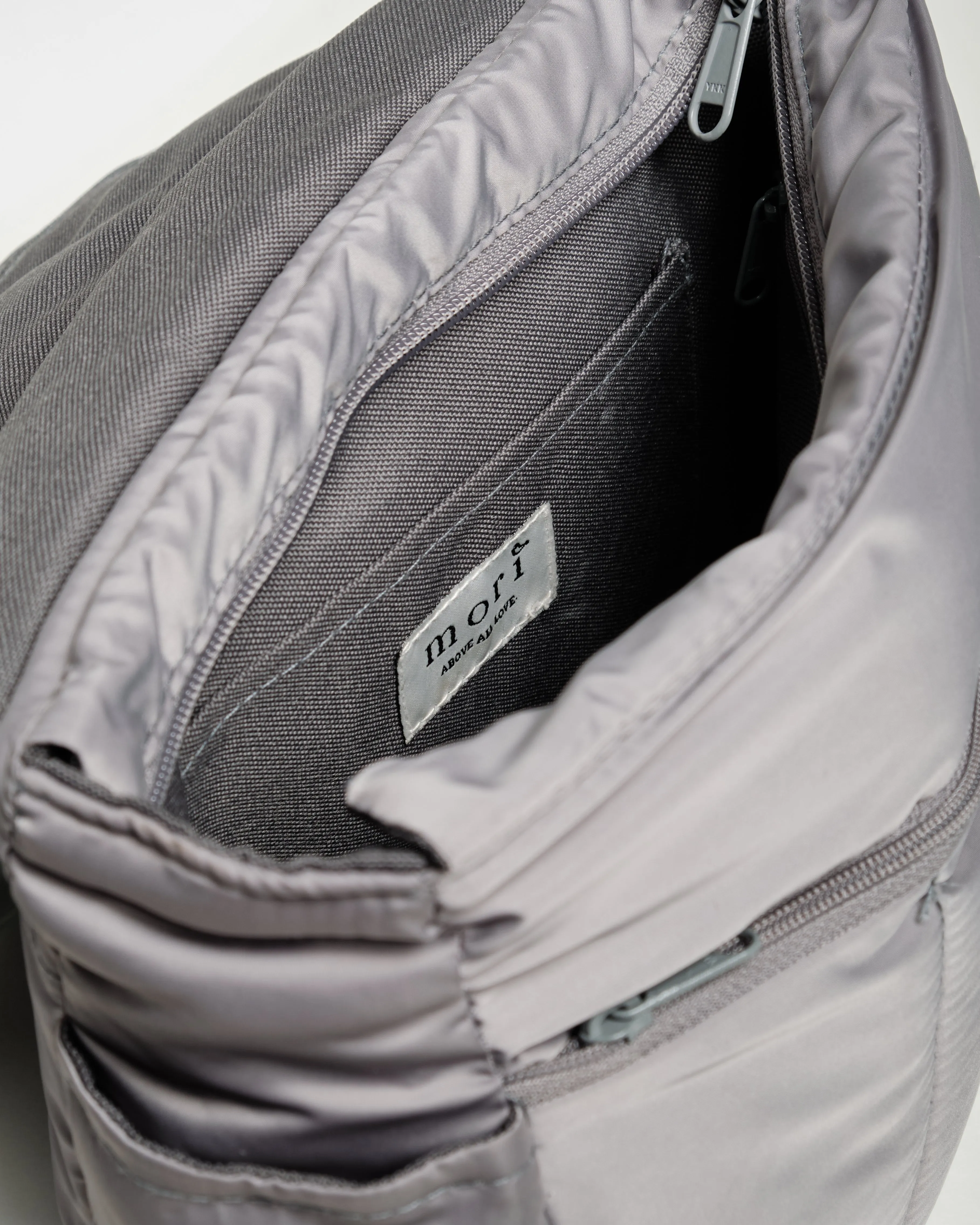 Puffies Grey Multi-Carry Crossbody Bag