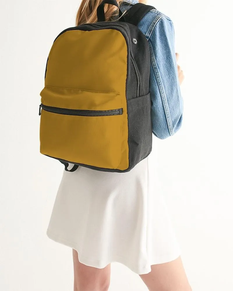 Shaded Orange Canvas Backpack | C0M38Y100K30