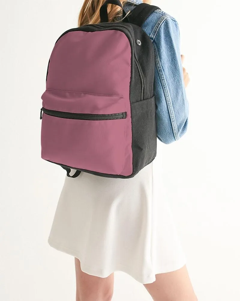Shaded Pastel Pink Canvas Backpack | C0M60Y15K30
