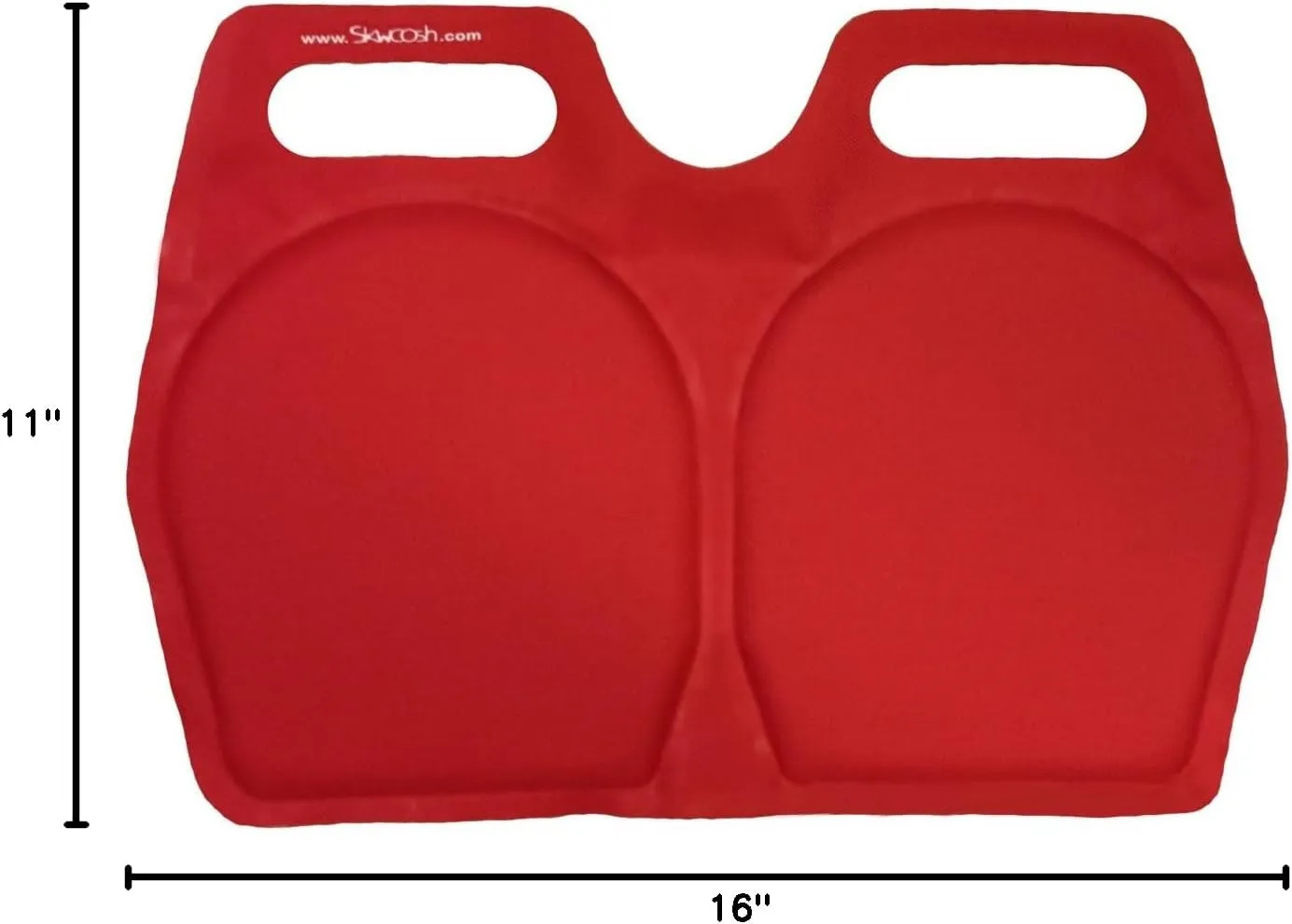 Skwoosh Stadium Gel Cushion for bleacher Seating - Portable, Lightweight and Made in USA
