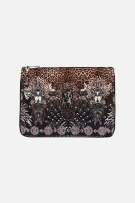 SMALL CANVAS CLUTCH ORDER OF DISORDER